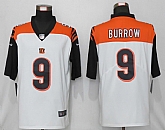 Nike Cincinnati Bengals 9 Burrow White Vapor Untouchable Limited Jersey,baseball caps,new era cap wholesale,wholesale hats